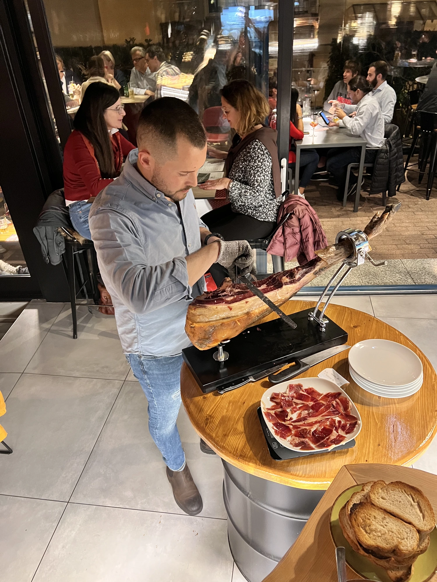 Il cortador al lavoro