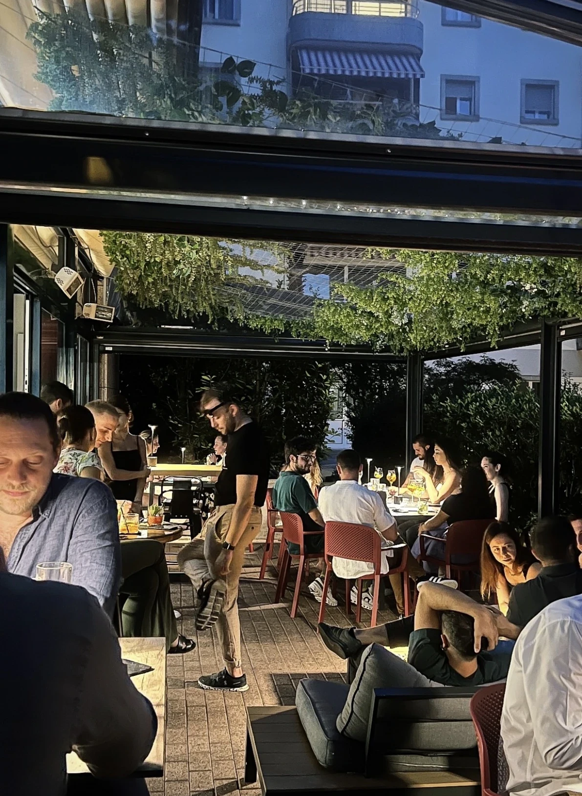 Il dehors la sera
